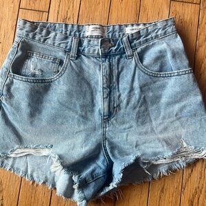Cotton on light wash shorts